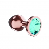 Пробка цвета розового золота с малиновым кристаллом Diamond Topaz Shine L - 8,3 см. - Lola Games - купить с доставкой в Сургуте