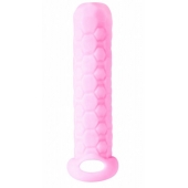 Розовый фаллоудлинитель Homme Long - 13,5 см. - Lola Games - в Сургуте купить с доставкой