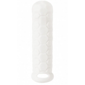 Белый фаллоудлинитель Homme Long - 15,5 см. - Lola Games - в Сургуте купить с доставкой