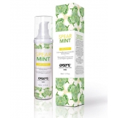 Разогревающее массажное масло Gourmet Spearmint Organic с органическими ингредиентами - 50 мл. - Exsens - купить с доставкой в Сургуте