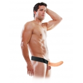 Полый страпон 8  Hollow Strap-On телесного цвета - 19 см. - Pipedream - купить с доставкой в Сургуте
