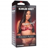 Мастурбатор-вагина Karlee Grey ULTRASKYN Pocket Pussy - Doc Johnson - в Сургуте купить с доставкой