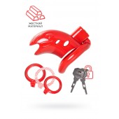 Красный мужской пояс верности из пластика - ToyFa - купить с доставкой в Сургуте