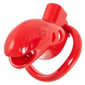 Красный мужской пояс верности из пластика - ToyFa - купить с доставкой в Сургуте