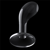 Прозрачный стимулятор простаты Flawless Clear Prostate Plug - 15 см. - Lovetoy - в Сургуте купить с доставкой