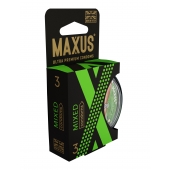 Презервативы в пластиковом кейсе MAXUS AIR Mixed - 3 шт. - Maxus - купить с доставкой в Сургуте