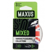 Презервативы в пластиковом кейсе MAXUS AIR Mixed - 3 шт. - Maxus - купить с доставкой в Сургуте