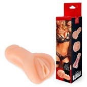 Телесный реалистичный мастурбатор в виде вагины - Bior toys - в Сургуте купить с доставкой