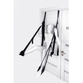 Черные секс-качели на дверь Anonymo №0505 - ToyFa - купить с доставкой в Сургуте