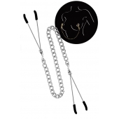 Регулируемые зажимы для сосков Sweet Caress Nipple Chain - Sweet Caress - купить с доставкой в Сургуте