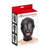 Маска-шлем с отверстием для рта и съемными шорами - Fetish Tentation - купить с доставкой в Сургуте