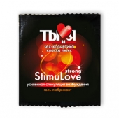Разогревающий гель-лубрикант Stimulove Strong в одноразовой упаковке - 4 гр. - Биоритм - купить с доставкой в Сургуте