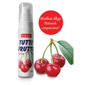 Гель-смазка Tutti-frutti с вишнёвым вкусом - 30 гр. - Биоритм - купить с доставкой в Сургуте