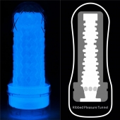 Светящийся в темноте мастурбатор Lumino Play Masturbator Ribbed - Lovetoy - в Сургуте купить с доставкой
