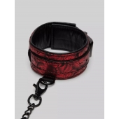 Красно-черные оковы Reversible Faux Leather Ankle Cuffs - Fifty Shades of Grey - купить с доставкой в Сургуте