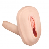 Мастурбатор-вагина с вибрацией и выносным пультом управления REALSTUFF SMOOTH   BALD - Dream Toys - в Сургуте купить с доставкой