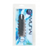 Дымчатая стимулирующая насадка с закрытой головкой SAMURAI PENIS SLEEVE BLACK - 14,5 см. - NMC - в Сургуте купить с доставкой