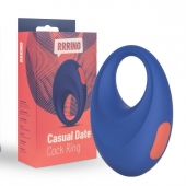 Синее эрекционное кольцо RRRING Casual Date Cock Ring - FeelzToys - в Сургуте купить с доставкой