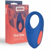 Синее эрекционное кольцо RRRING First Date Cock Ring - FeelzToys - в Сургуте купить с доставкой