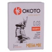 Набор из 4 презервативов OKOTO MegaMIX - Sitabella - купить с доставкой в Сургуте