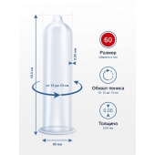 Презервативы MY.SIZE размер 60 - 10 шт. - My.Size - купить с доставкой в Сургуте