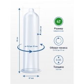 Презервативы MY.SIZE размер 47 - 3 шт. - My.Size - купить с доставкой в Сургуте