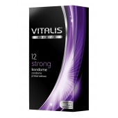 Презервативы с утолщённой стенкой VITALIS PREMIUM strong - 12 шт. - Vitalis - купить с доставкой в Сургуте