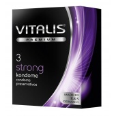 Презервативы с утолщенной стенкой VITALIS PREMIUM strong - 3 шт. - Vitalis - купить с доставкой в Сургуте