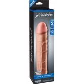Телесная насадка Fantasy X-tensions Perfect 2  Extension - 20,3 см. - Pipedream - в Сургуте купить с доставкой