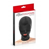 Сплошная маска на голову с прорезью для рта - Fetish Tentation - купить с доставкой в Сургуте