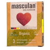 Экологически чистые презервативы Masculan Organic - 3 шт. - Masculan - купить с доставкой в Сургуте