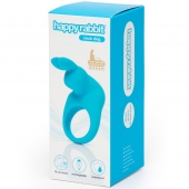 Голубое эрекционное виброкольцо Happy Rabbit Rechargeable Rabbit Cock Ring - Happy Rabbit - в Сургуте купить с доставкой
