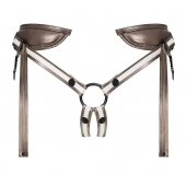 Бронзовый пояс для насадок Desirous Harness - Strap-on-me - купить с доставкой в Сургуте