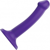 Фиолетовый фаллоимитатор-насадка Strap-On-Me Dildo Dual Density size S - 17 см. - Strap-on-me - купить с доставкой в Сургуте