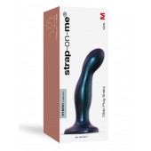 Темно-синяя насадка Strap-On-Me Dildo Plug Snaky size M - Strap-on-me - купить с доставкой в Сургуте