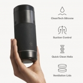 Черный мастурбатор с контролем всасывания Arcwave Pow Stroker - Arcwave - в Сургуте купить с доставкой