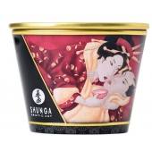 Массажная  свеча Sparkling Strawberry Wine с ароматом клубничного вина - 170 мл. - Shunga - купить с доставкой в Сургуте