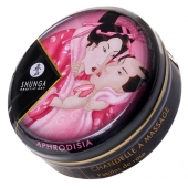 Массажная свеча Rose Petals с ароматом розы - 30 мл. - Shunga - купить с доставкой в Сургуте