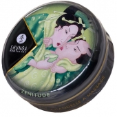 Массажная свеча Exotic Green Tea с ароматом зелёного чая - 30 мл. - Shunga - купить с доставкой в Сургуте