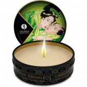 Массажная свеча Exotic Green Tea с ароматом зелёного чая - 30 мл. - Shunga - купить с доставкой в Сургуте