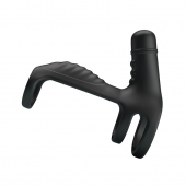 Черная вибронасадка на пенис Vibrating Penis Sling - Baile - в Сургуте купить с доставкой