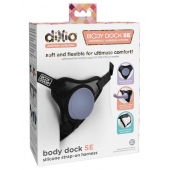 Черные трусики для страпона Body Dock SE на регулируемых ремнях - Pipedream - купить с доставкой в Сургуте