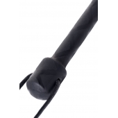 Чёрный стек с фигуркой леопарда на наконечнике - 21 см. - ToyFa - купить с доставкой в Сургуте