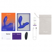 Синий анальный вибратор We-Vibe Vector+ - We-vibe - в Сургуте купить с доставкой