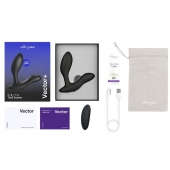 Черный анальный вибратор We-Vibe Vector+ - We-vibe - в Сургуте купить с доставкой
