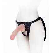 Податливый фаллос на трусиках Harness - 20,5 см. - LOVETOY (А-Полимер) - купить с доставкой в Сургуте