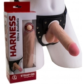 Страпон в подарочной упаковке: трусики с плугом и фаллоимитатор-насадка - 16 см. - LOVETOY (А-Полимер) - купить с доставкой в Сургуте