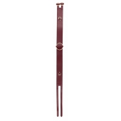 Бордовый ремень Halo Waist Belt - размер L-XL - Shots Media BV - купить с доставкой в Сургуте