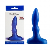 Синий анальный стимулятор Beginners p-spot massager - 11 см. - Lola Games - в Сургуте купить с доставкой