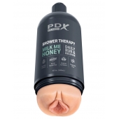 Телесный мастурбатор-вагина Shower Therapy Milk Me Honey - Pipedream - в Сургуте купить с доставкой
